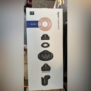 Dyson Supersonic Hair Dryer With Attachments And Case (Blue/Blush)